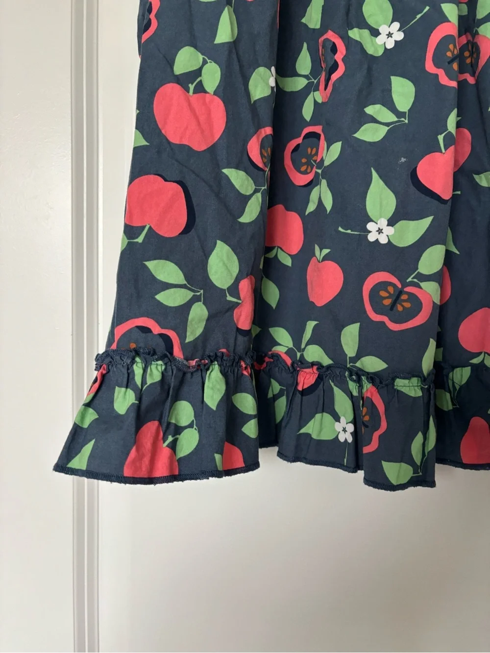 Hanna Andersson Size 130 US 8 Apple Dress Cotton Sun